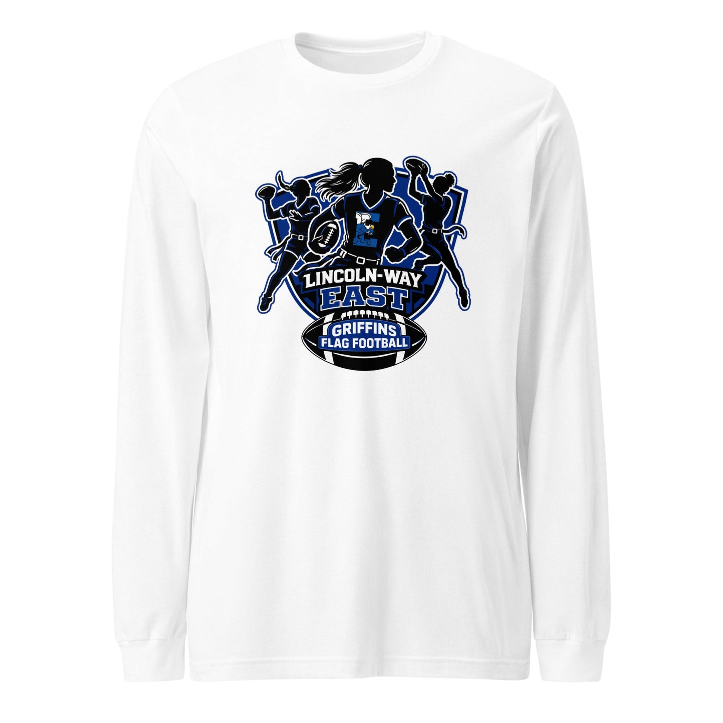 Performance | Long Sleeve Tee | LWE Flag Football | Athletics Logo