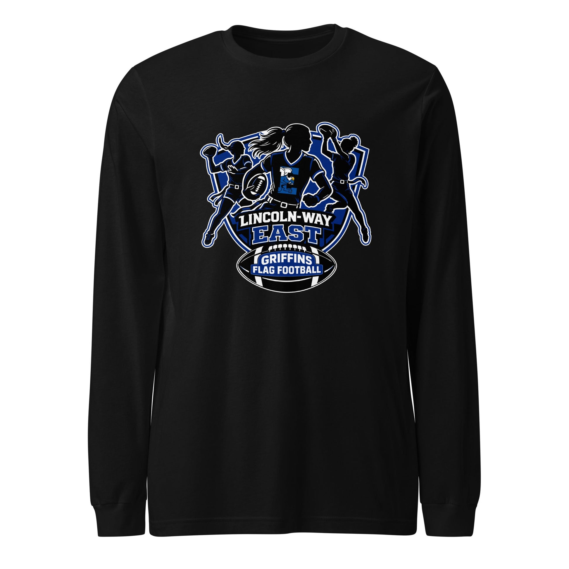 Performance | Long Sleeve Tee | LWE Flag Football | Athletics Logo