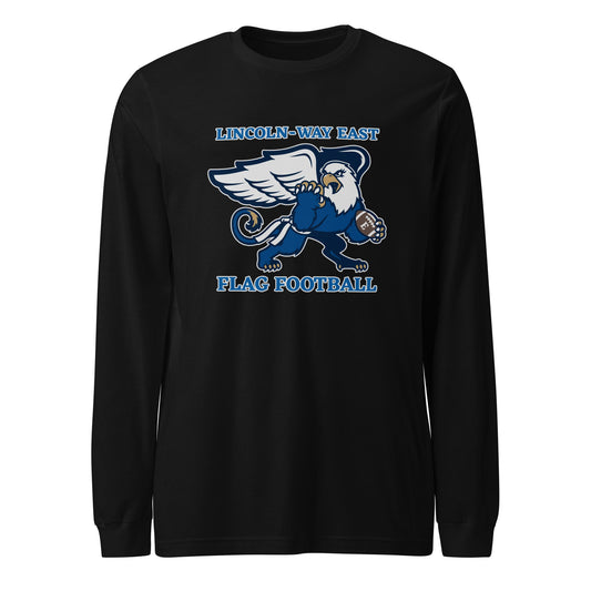 Performance | Long Sleeve Tee | LWE Flag Football | Crest Logo
