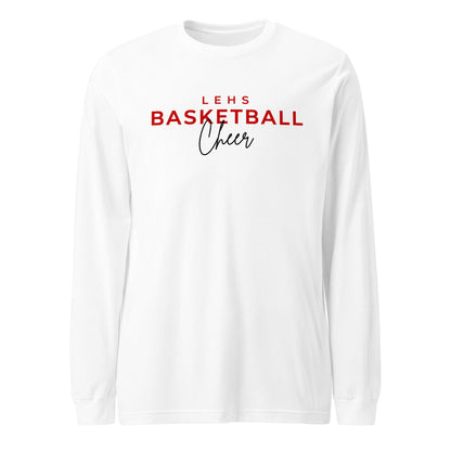 Performance | Long Sleeve Tee | Lynn English Cheerleading | Script Logo