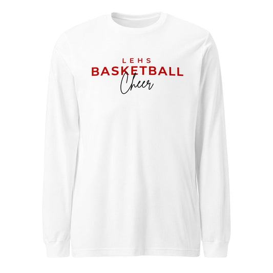 Performance | Long Sleeve Tee | Lynn English Cheerleading | Script Logo