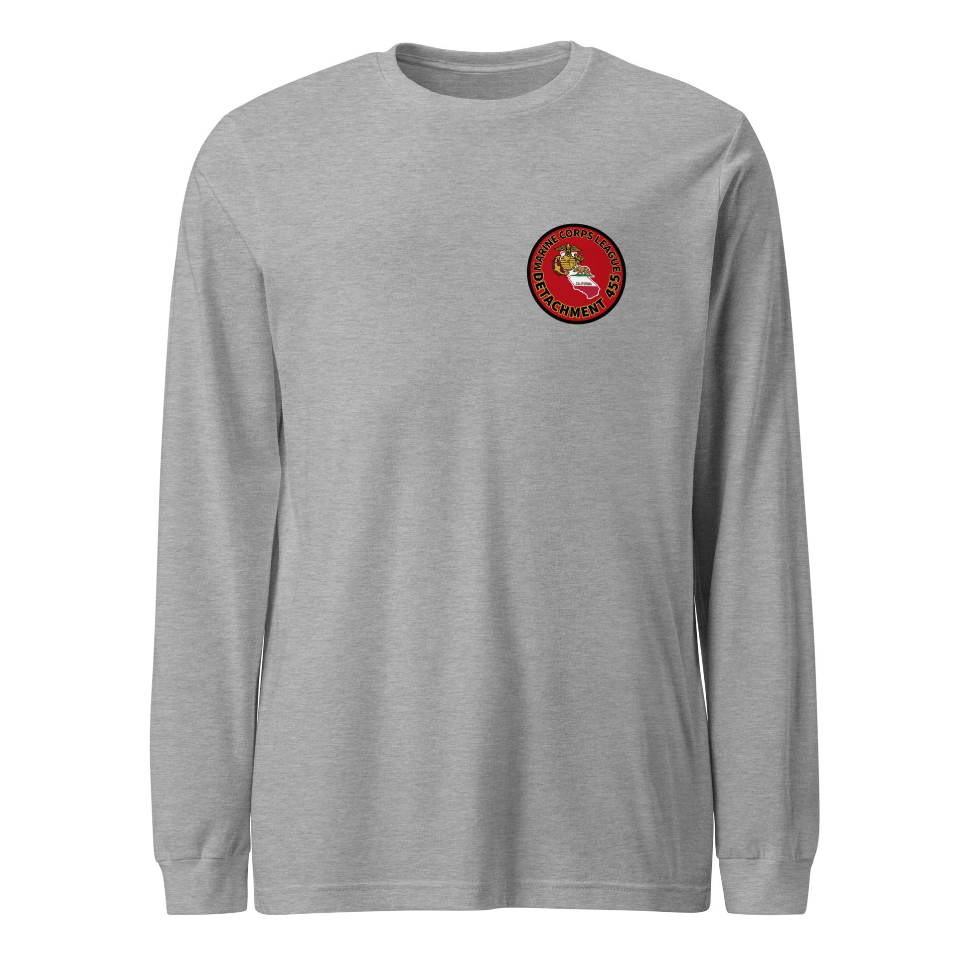 Performance | Long Sleeve Tee | Marine Corps League kings County Det 455 | Badge Logo