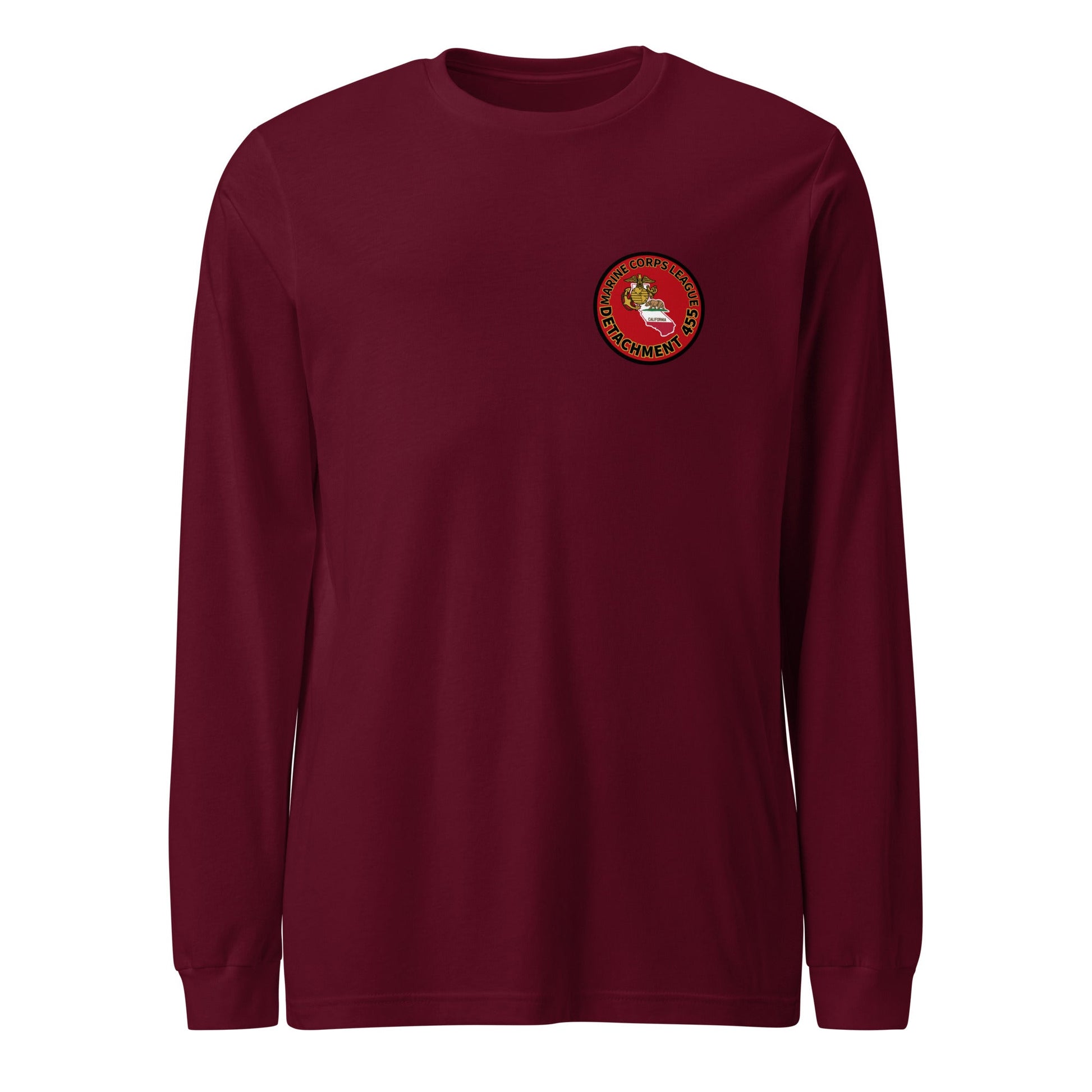Performance | Long Sleeve Tee | Marine Corps League kings County Det 455 | Badge Logo