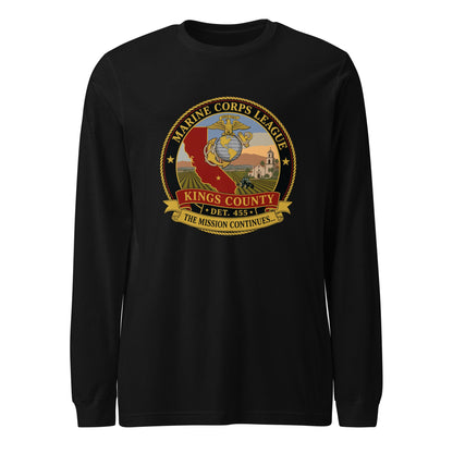 Performance | Long Sleeve Tee | Marine Corps League kings County Det 455 | Shield Logo