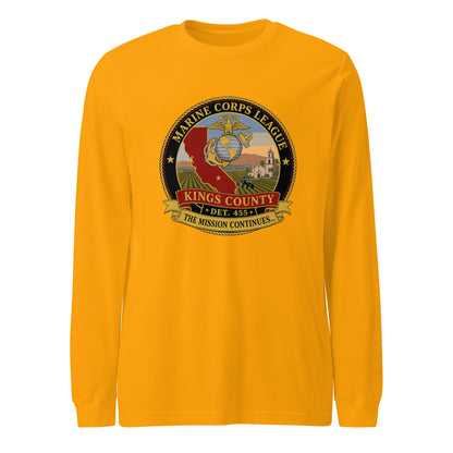 Performance | Long Sleeve Tee | Marine Corps League kings County Det 455 | Shield Logo
