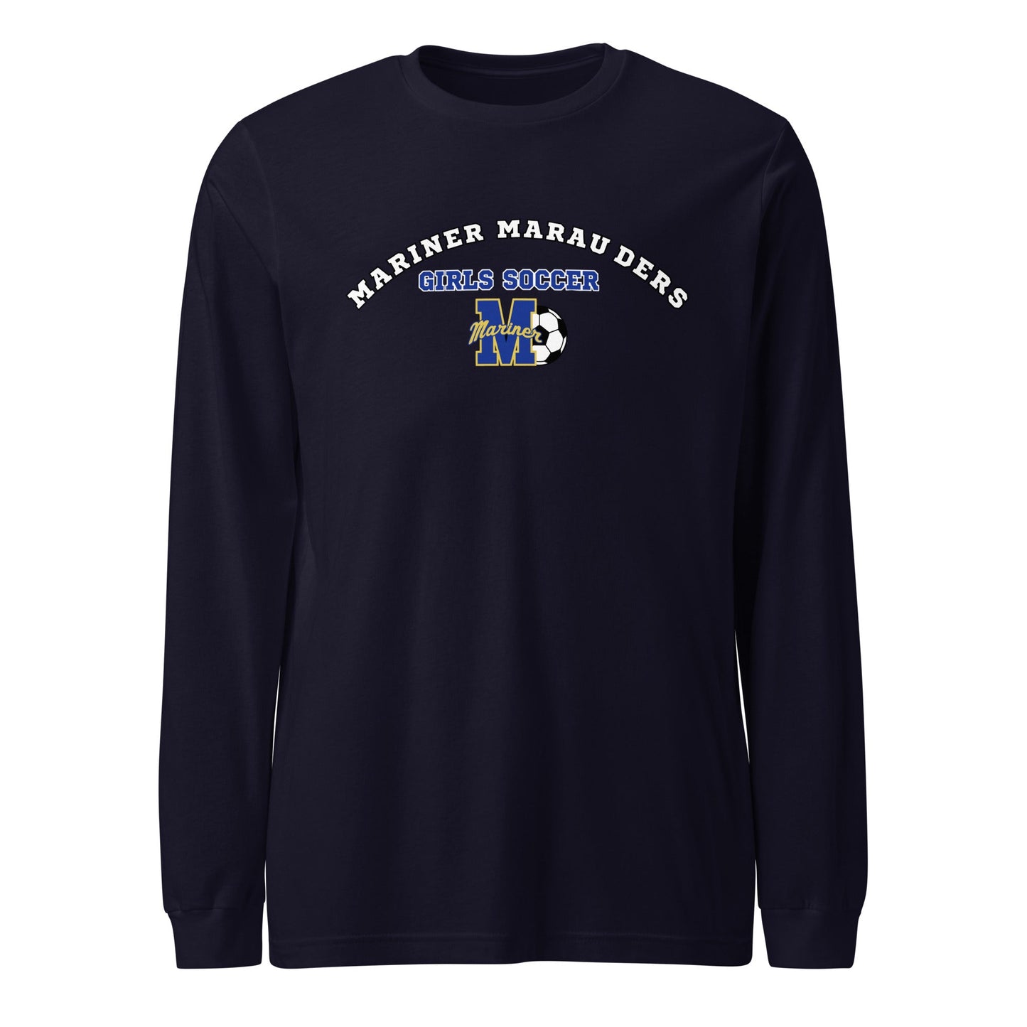 Performance | Long Sleeve Tee | Mariner girls soccer | Crest Logo