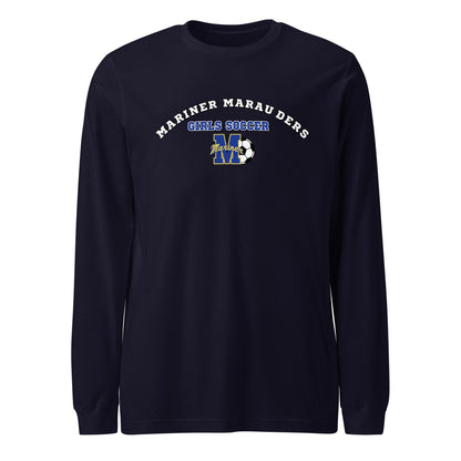 Performance | Long Sleeve Tee | Mariner girls soccer | Crest Logo
