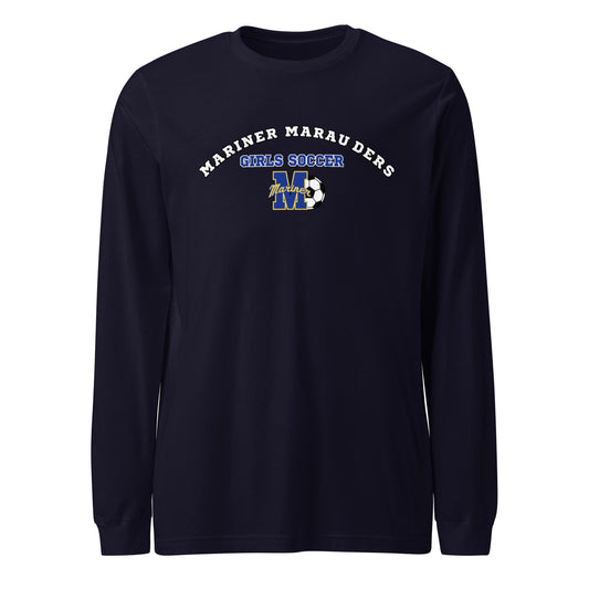 Performance | Long Sleeve Tee | Mariner girls soccer | Crest Logo