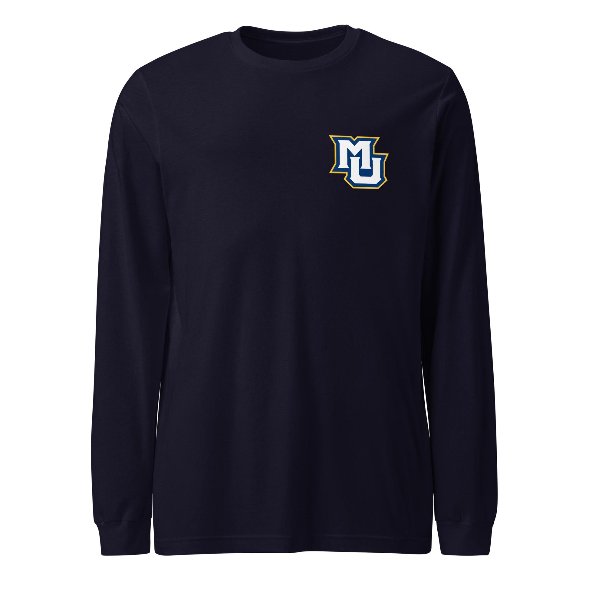 Performance | Long Sleeve Tee | Marquette University Women's Hockey | MU Mark Backprint Logo