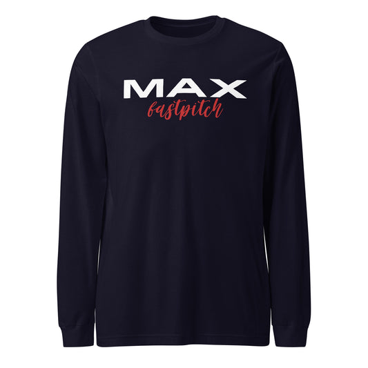 Performance | Long Sleeve Tee | MAX Fastpitch | Stars Logo