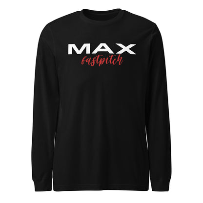 Performance | Long Sleeve Tee | MAX Fastpitch | Stars Logo