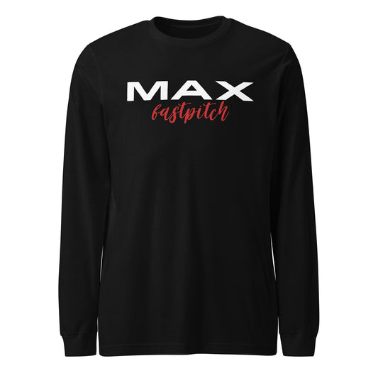 Performance | Long Sleeve Tee | MAX Fastpitch | Stars Logo