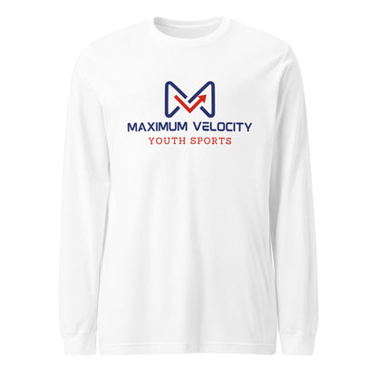 Performance | Long Sleeve Tee | Maximum Velocity Youth Sports | Emblem Logo