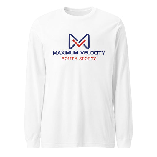 Performance | Long Sleeve Tee | Maximum Velocity Youth Sports | Emblem Logo