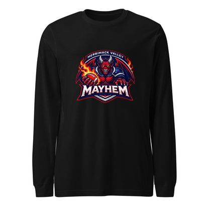Performance | Long Sleeve Tee | Merrimack Valley Mayhem | Overlord Crest Logo