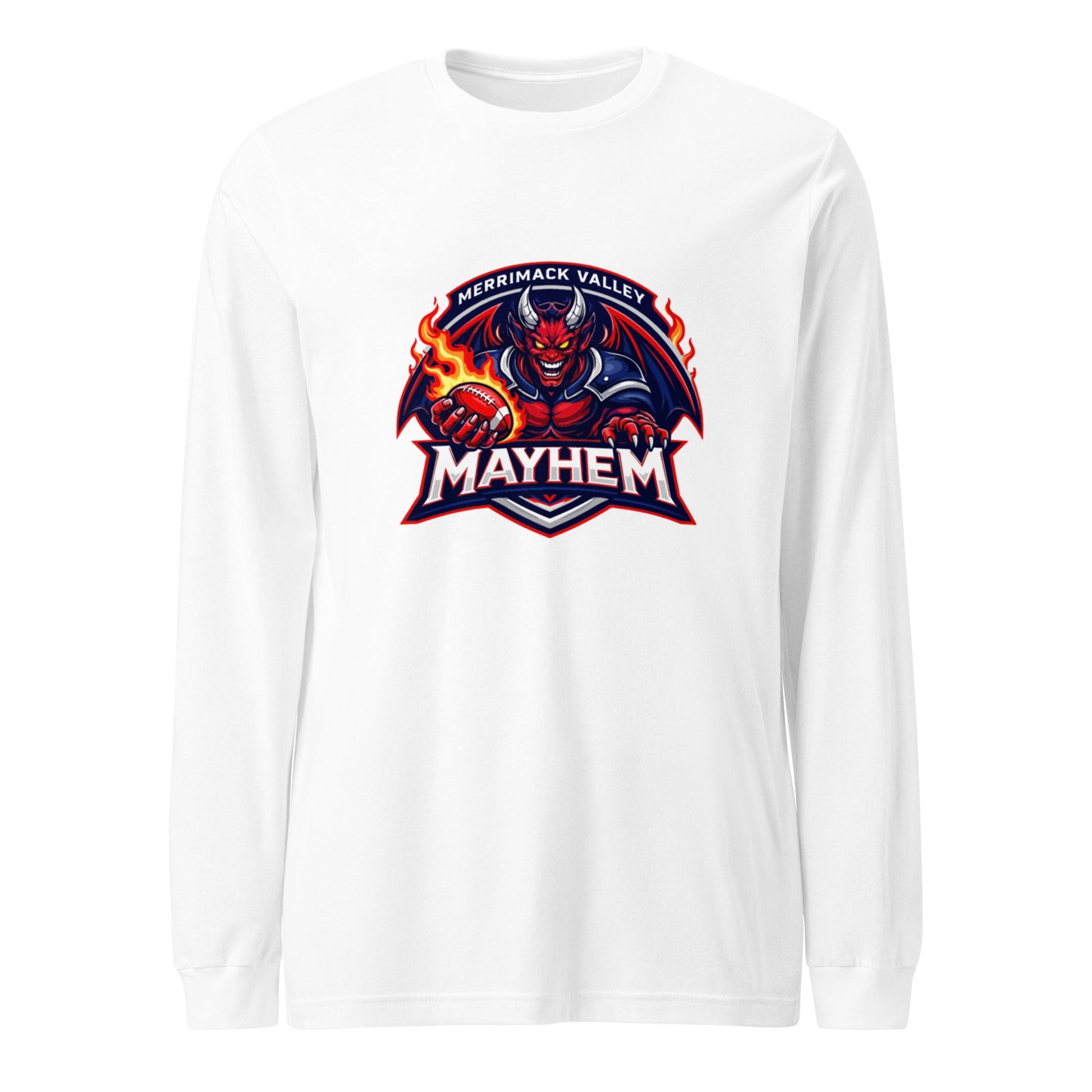 Performance | Long Sleeve Tee | Merrimack Valley Mayhem | Overlord Crest Logo