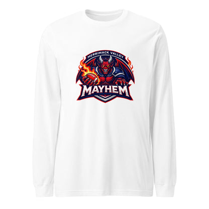 Performance | Long Sleeve Tee | Merrimack Valley Mayhem | Overlord Crest Logo
