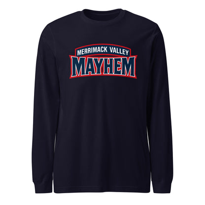 Performance | Long Sleeve Tee | Merrimack Valley Mayhem | Script Logo