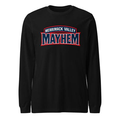 Performance | Long Sleeve Tee | Merrimack Valley Mayhem | Script Logo