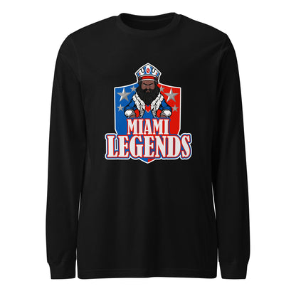 Performance | Long Sleeve Tee | Miami Legends Football | King Shield Logo