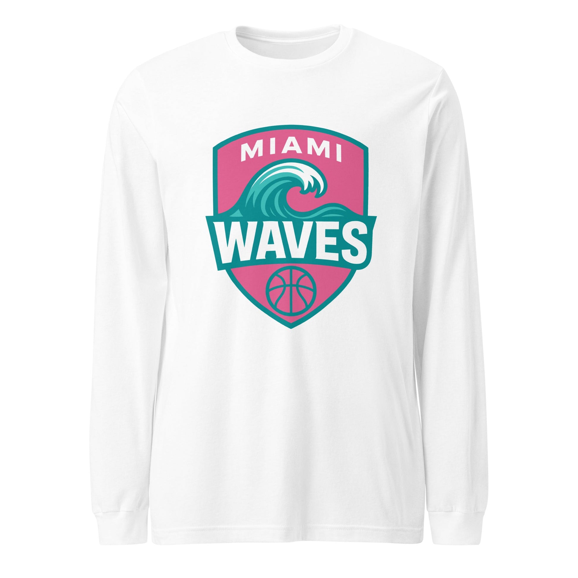 Performance | Long Sleeve Tee | Miami Waves | Shield Logo