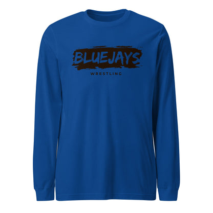 Performance | Long Sleeve Tee | Middlesex Bluejays Wrestling | Script Logo