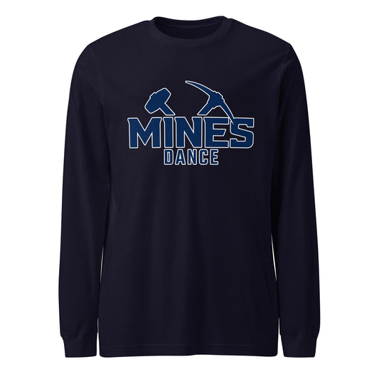 Performance | Long Sleeve Tee | Mines Dance Team | Vanguard Logo