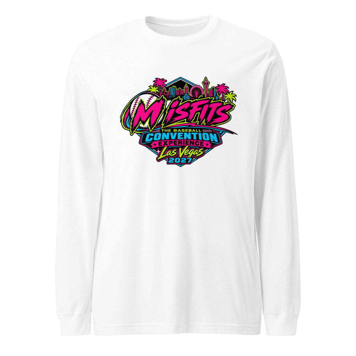 Performance | Long Sleeve Tee | Misfits Baseball | Crest Logo