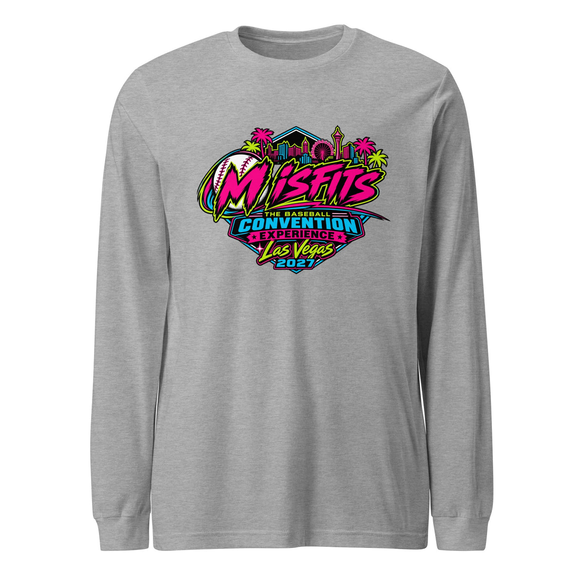 Performance | Long Sleeve Tee | Misfits Baseball | Crest Logo