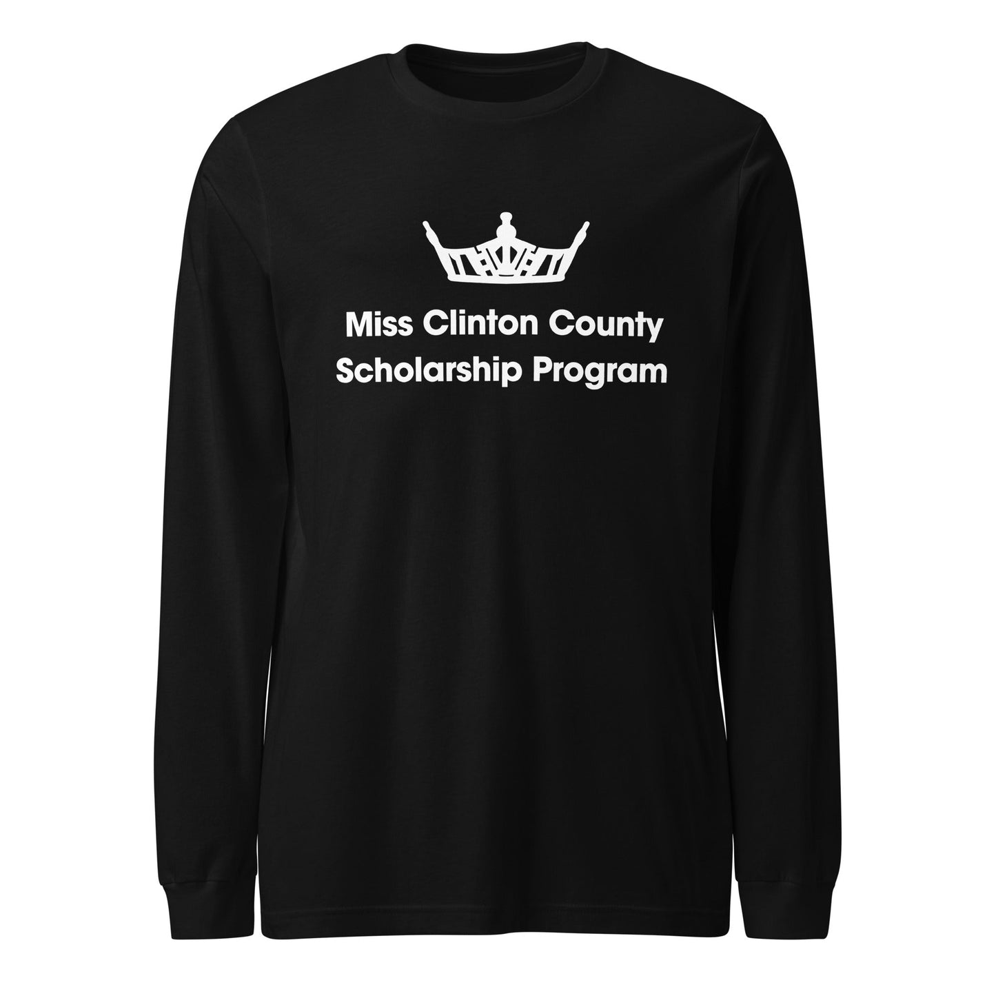 Performance | Long Sleeve Tee | Miss Clinton County Scholarship Program | Alt Logo
