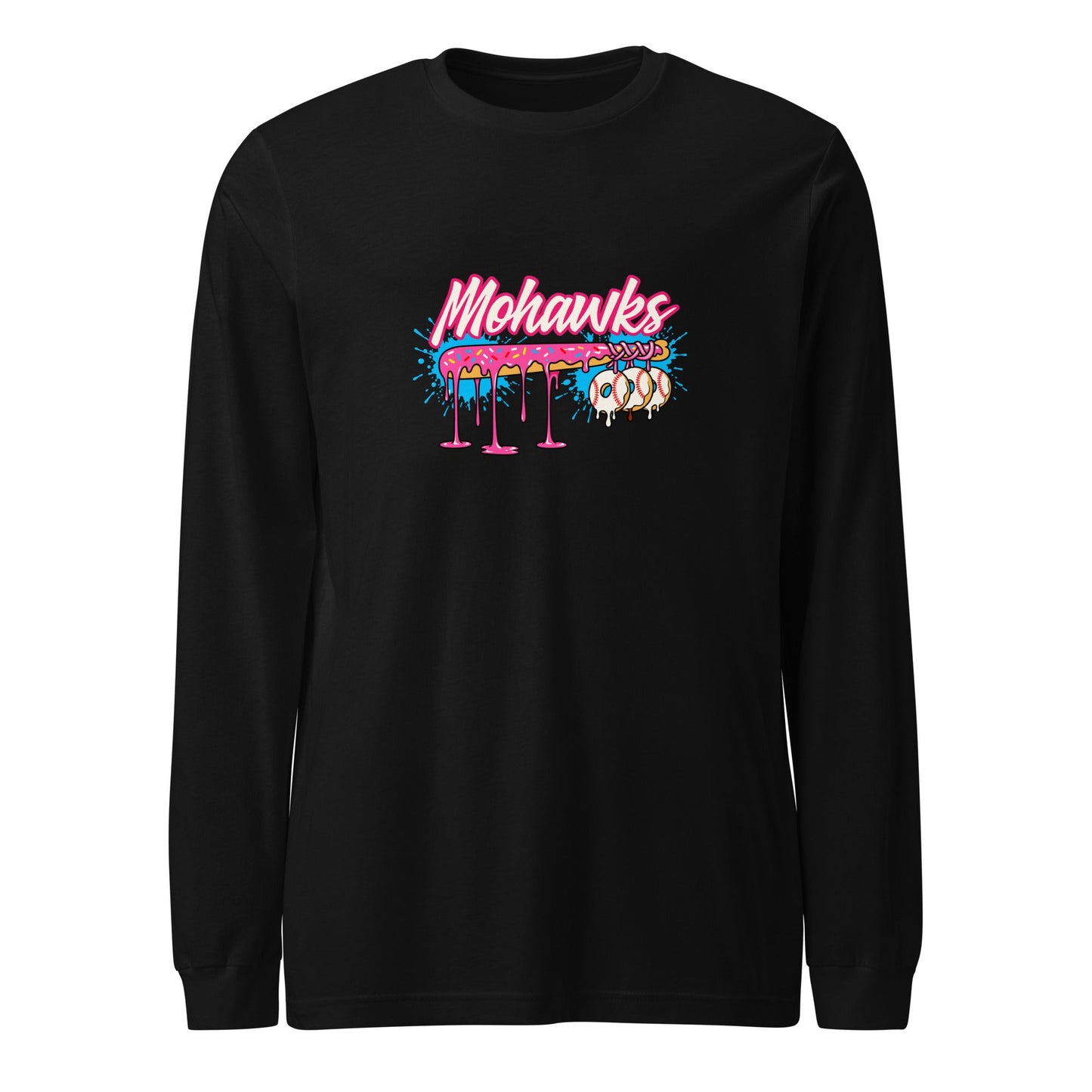 Performance | Long Sleeve Tee | Mohawks | Pink Batters Logo