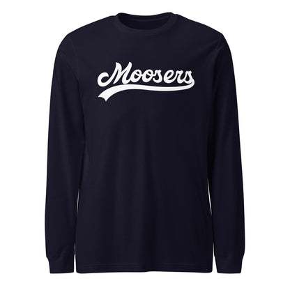 Performance | Long Sleeve Tee | Moosers | Athletic Script Logo