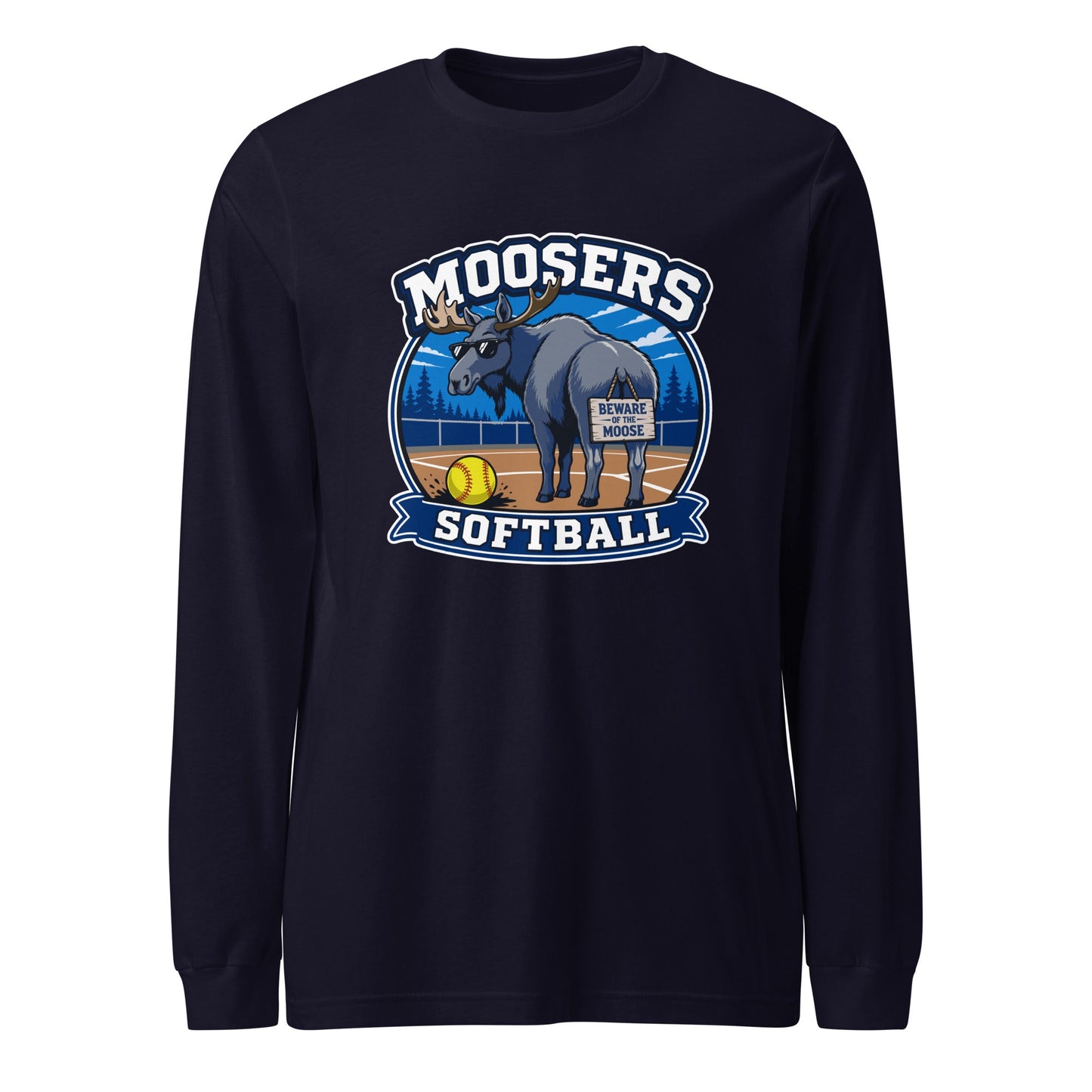 Performance | Long Sleeve Tee | Moosers | Moose Diamond Mark Logo