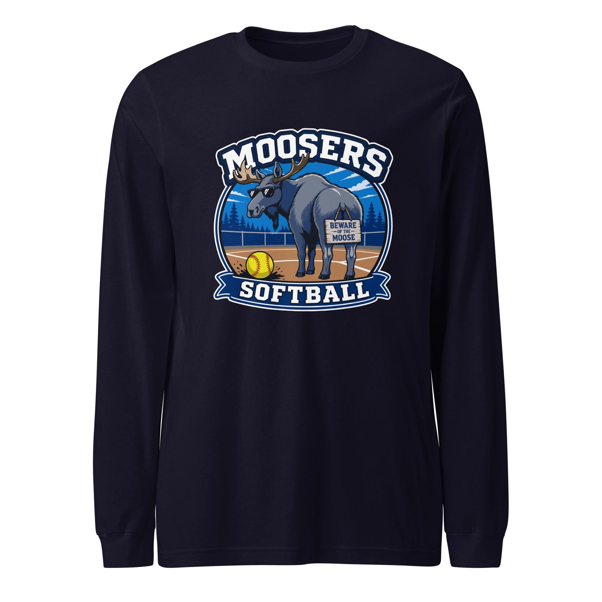 Performance | Long Sleeve Tee | Moosers | Moose Diamond Mark Logo