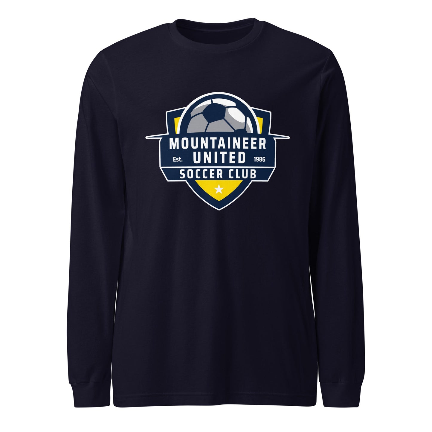 Performance | Long Sleeve Tee | Mountaineer United Soccer Club | Alpine Crest Logo