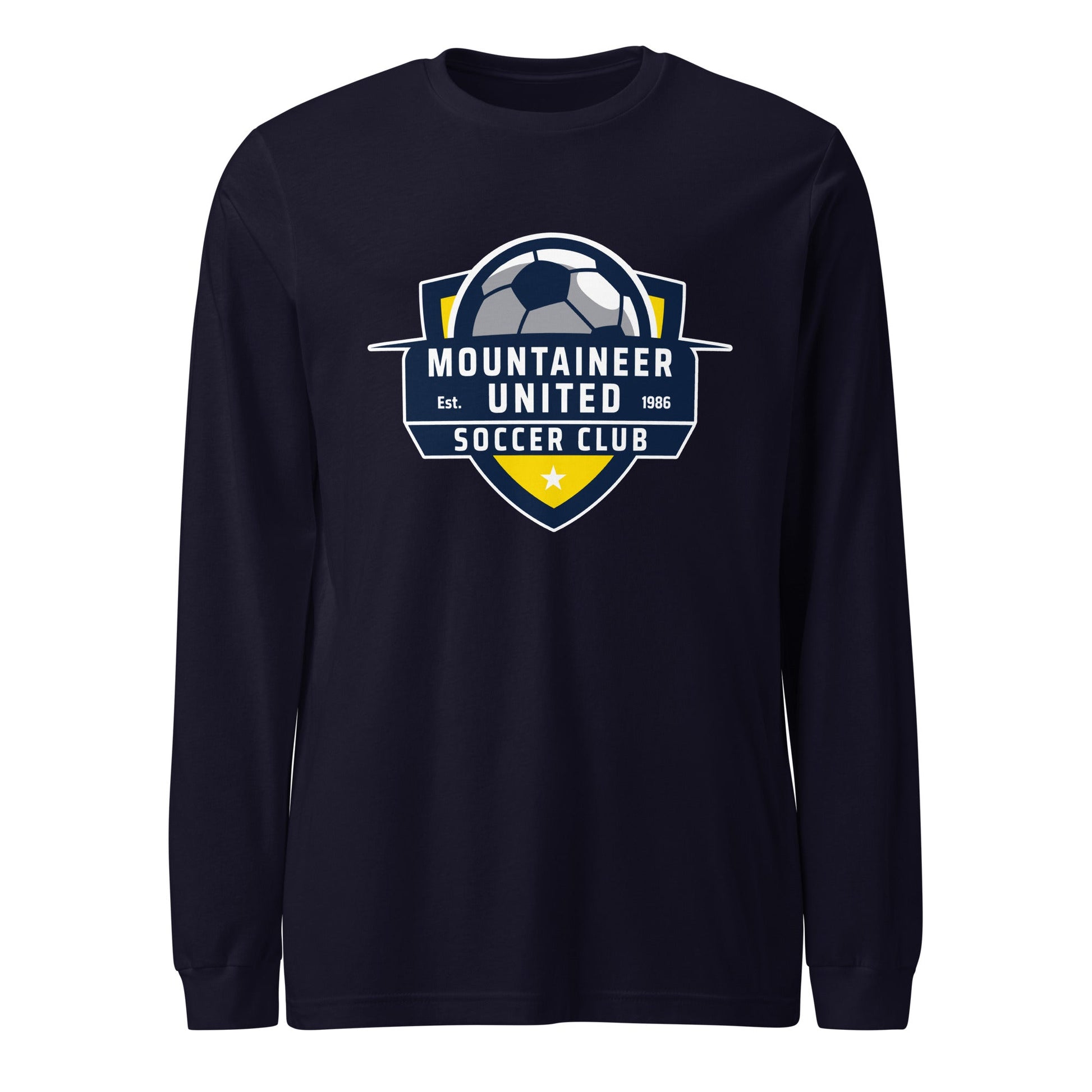 Performance | Long Sleeve Tee | Mountaineer United Soccer Club | Alpine Crest Logo