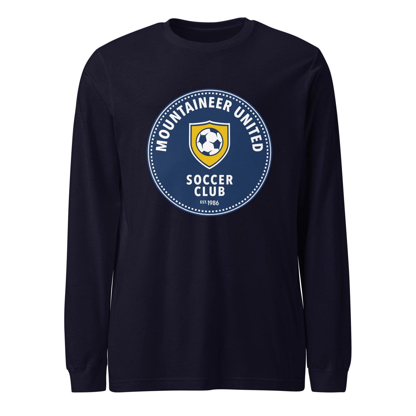Performance | Long Sleeve Tee | Mountaineer United Soccer Club | Badge Logo