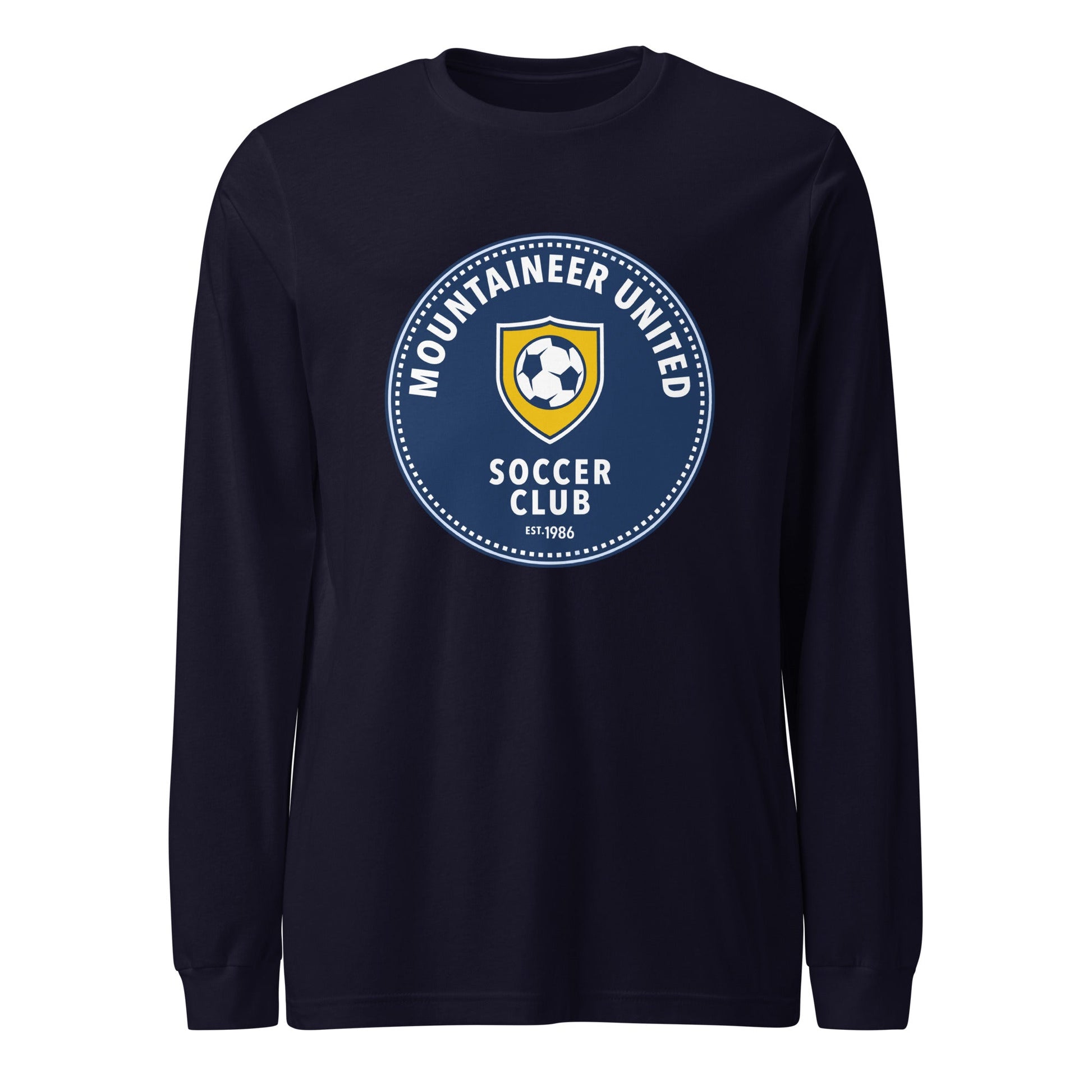 Performance | Long Sleeve Tee | Mountaineer United Soccer Club | Badge Logo
