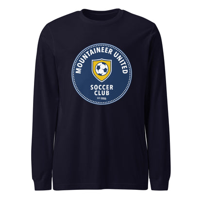 Performance | Long Sleeve Tee | Mountaineer United Soccer Club | Badge Logo
