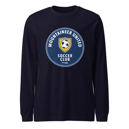 Performance | Long Sleeve Tee | Mountaineer United Soccer Club | Badge Logo