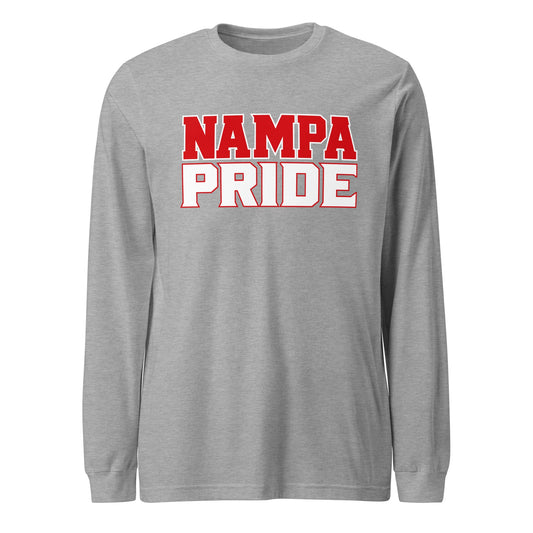 Performance | Long Sleeve Tee | Nampa Pride | Letter Mark Logo