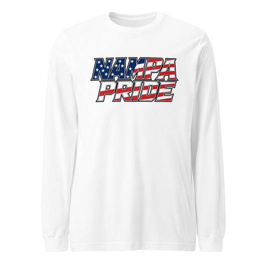 Performance | Long Sleeve Tee | Nampa Pride | Modern Script Logo