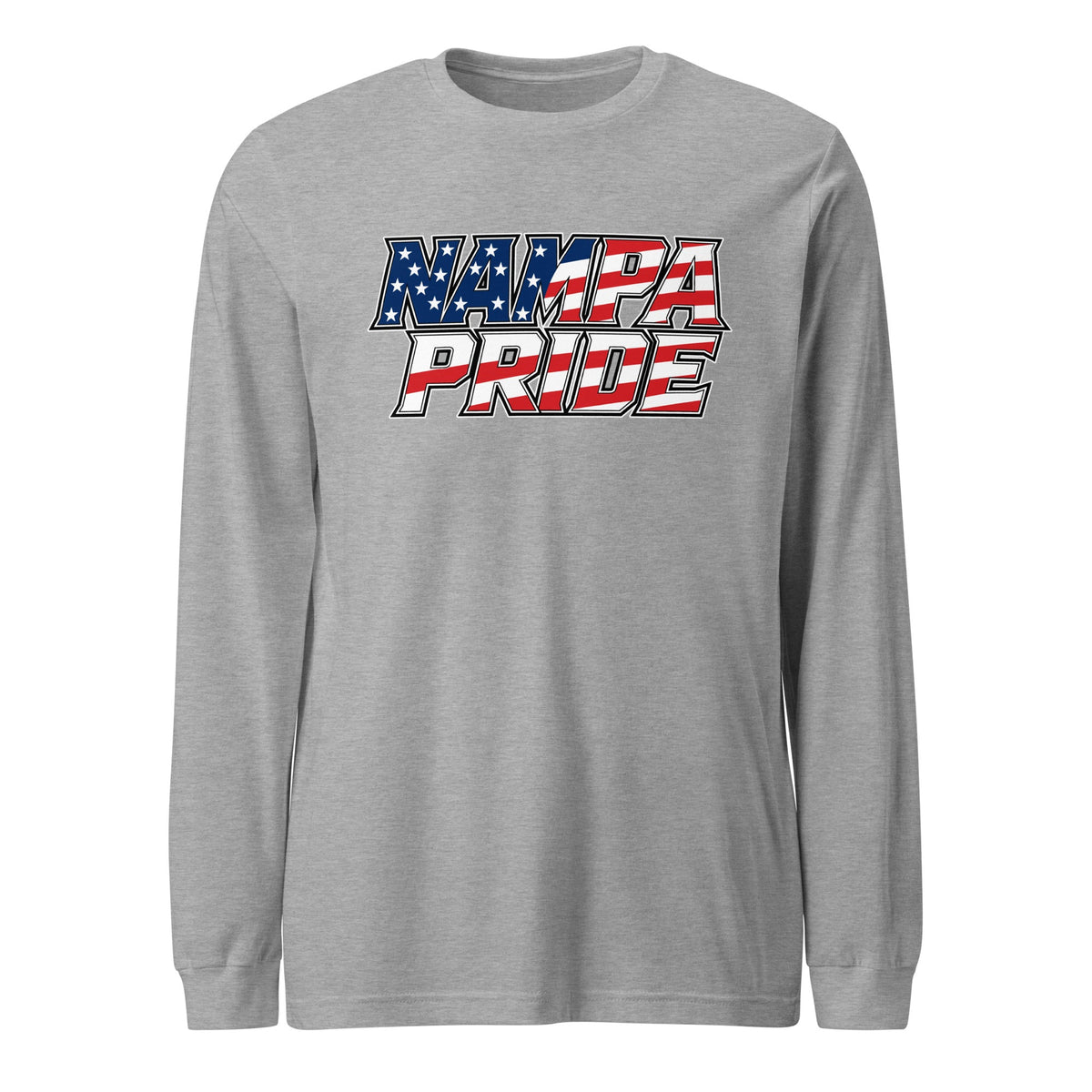 Performance | Long Sleeve Tee | Nampa Pride | Modern Script Logo