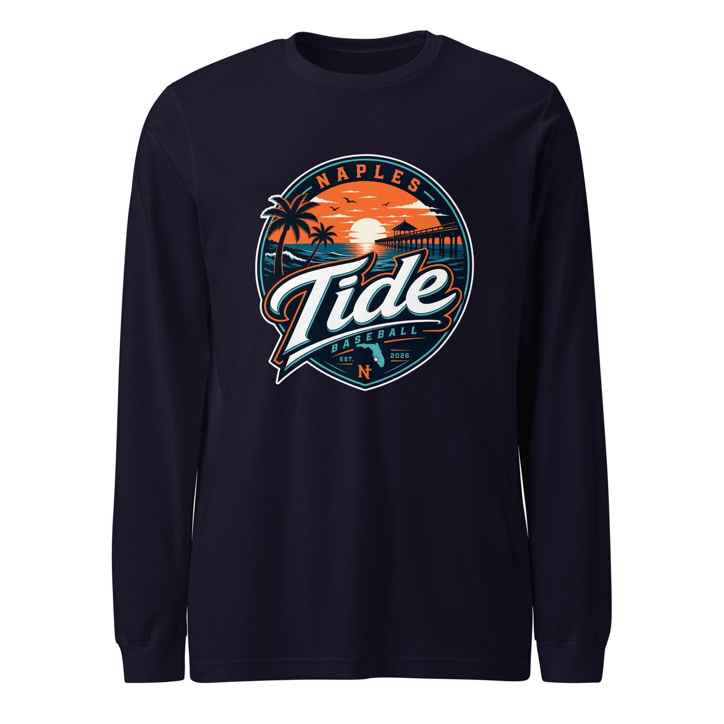 Performance | Long Sleeve Tee | Naples Tide | Enblem Logo