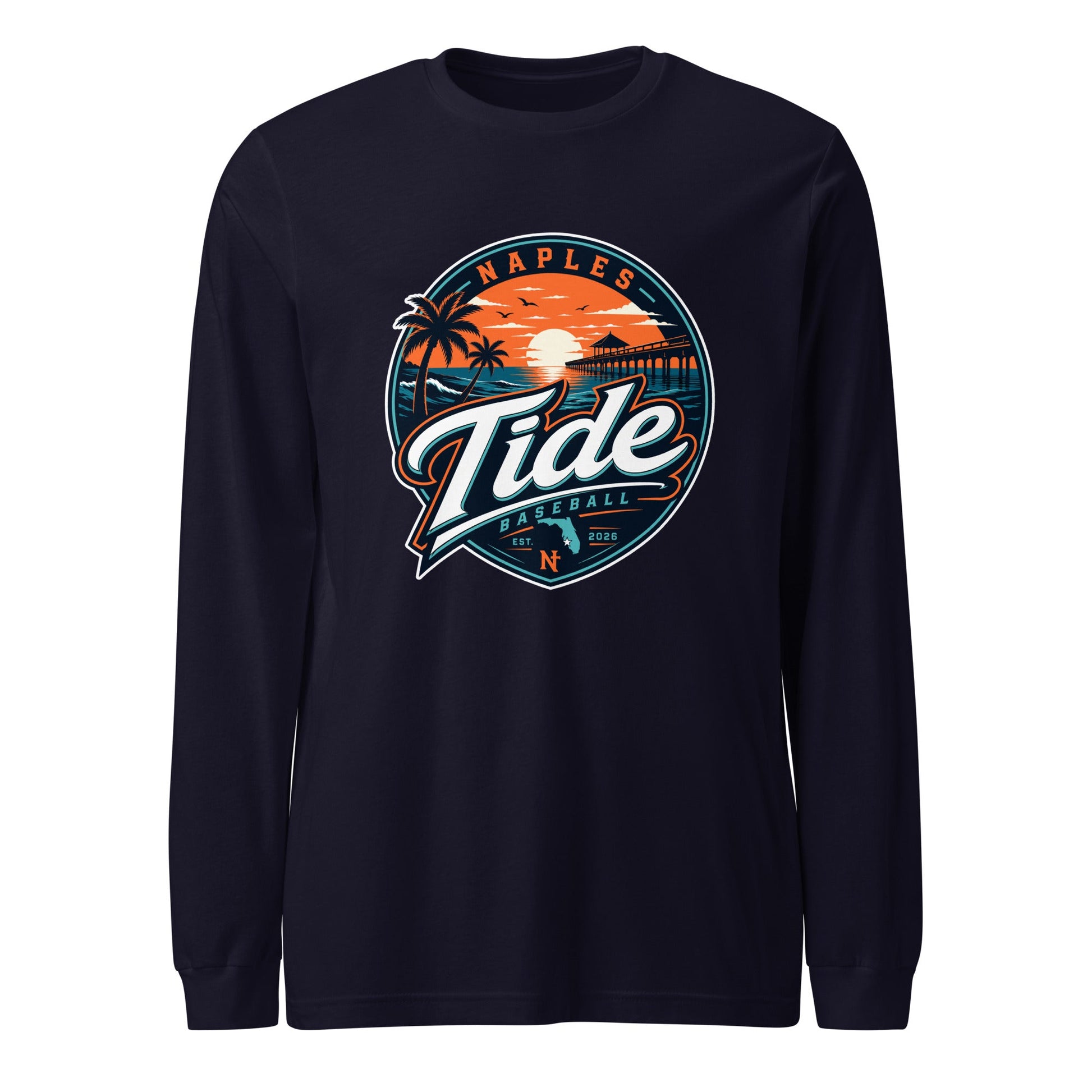 Performance | Long Sleeve Tee | Naples Tide | Enblem Logo