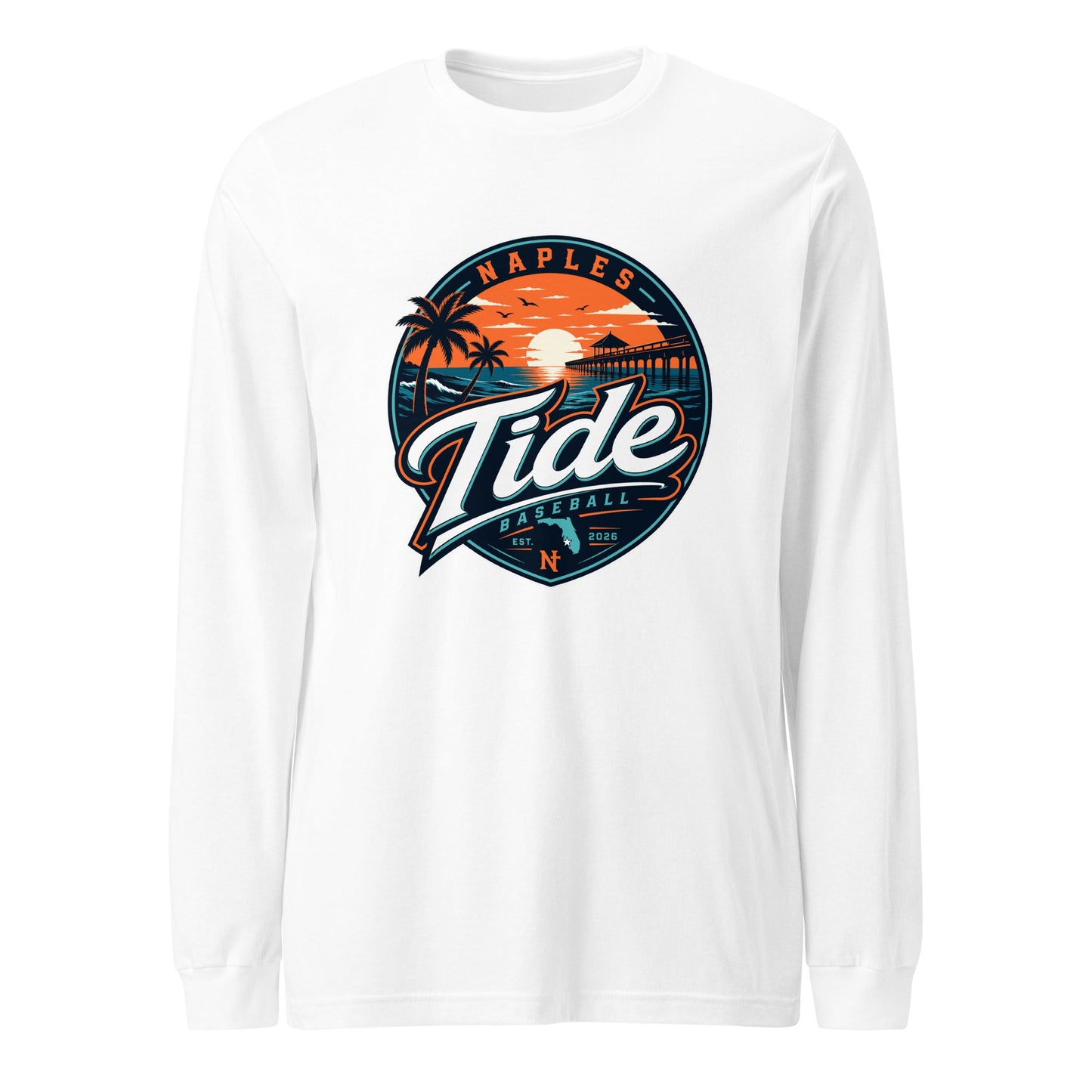 Performance | Long Sleeve Tee | Naples Tide | Enblem Logo