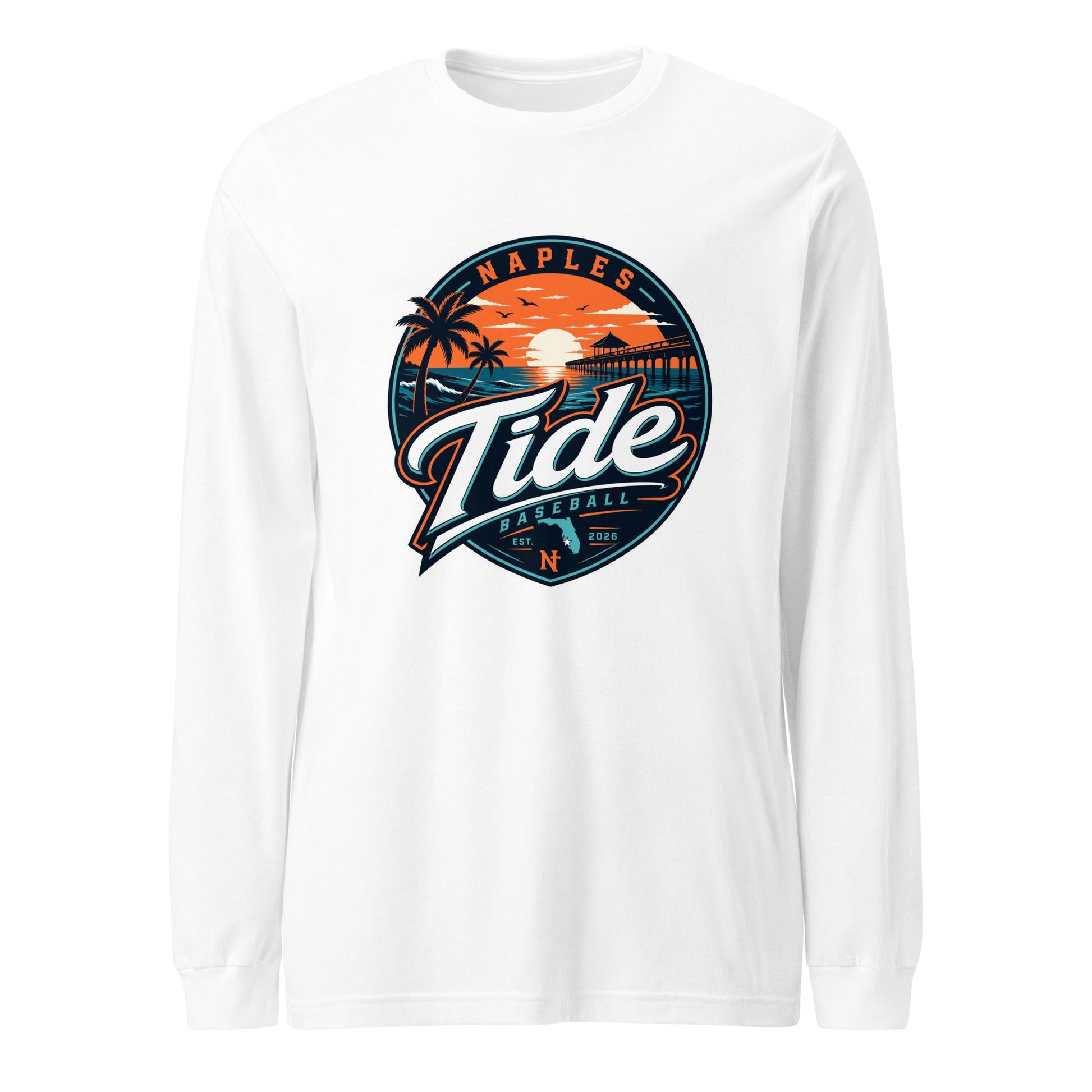 Performance | Long Sleeve Tee | Naples Tide | Enblem Logo
