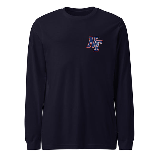 Performance | Long Sleeve Tee | Naples Tide | NT Lettermark Logo