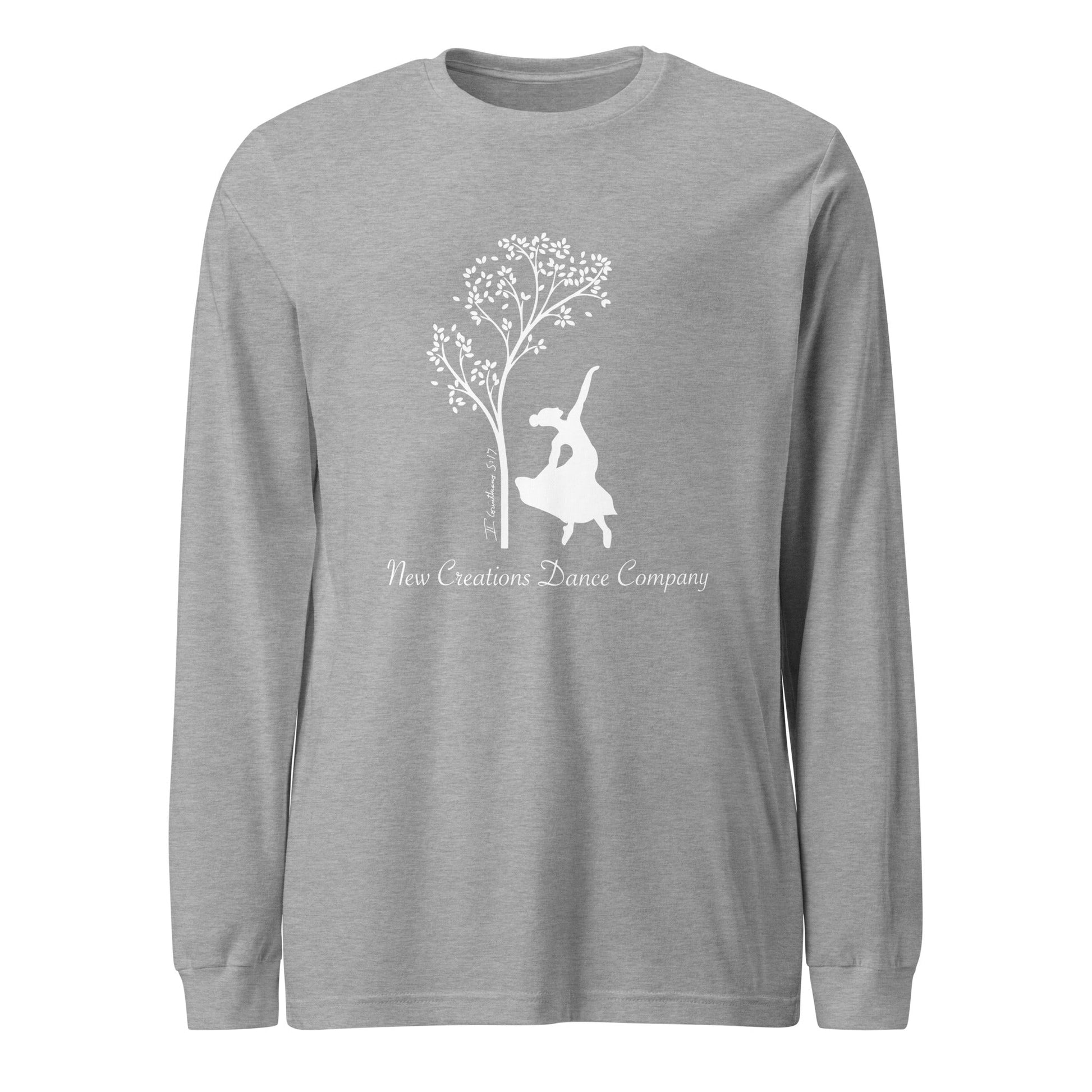 Performance | Long Sleeve Tee | New Creations Dance Company | Alt Logo