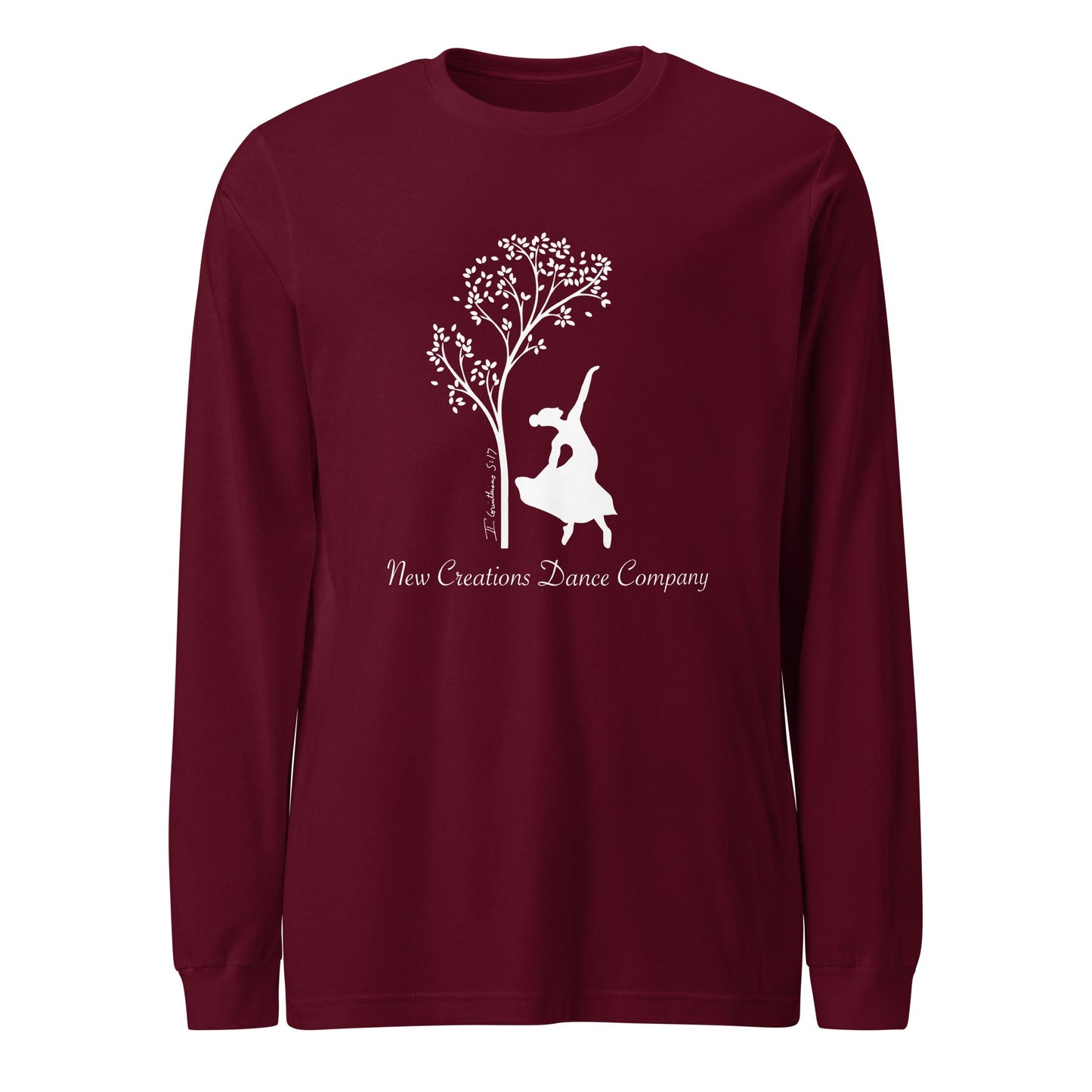Performance | Long Sleeve Tee | New Creations Dance Company | Alt Logo